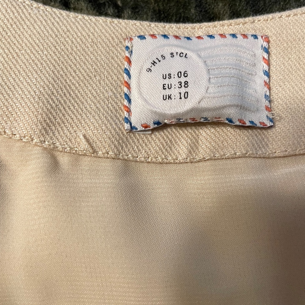 Linen And Applique' Shift Pristine - image 5